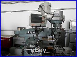 Bridgeport 2J variable speed head, DRO, Vise, 2HP, 12 Collettes, Immaculate