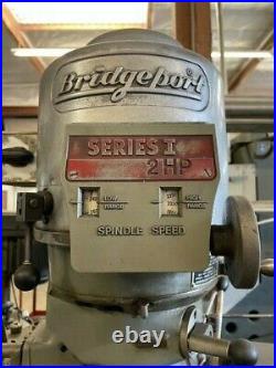 Bridgeport 2hp Variable Speed Milling Machine With Shaping Attachment