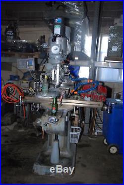 Bridgeport 3222 Mill Milling machine, Acu-Rite DROKurt Power Drawbar INV=25811
