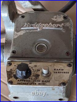 Bridgeport 6F Power Feed Controller Seco D28595 Boehm 4640 Crossfeed Motor Assy