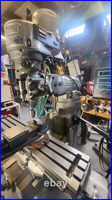 Bridgeport 9 by 48 Milling Machine j series 3 phase with DRO and power feed Bridgeport 9 by 48 Milling Machine j series 3 phase with DRO and power feed