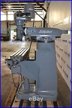 Bridgeport 9 x 36 1HP Milling Machine with Servo 140 Power Feed