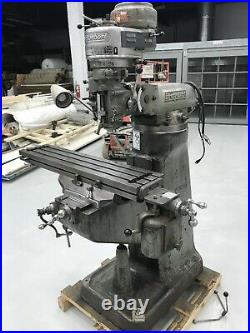 Bridgeport J Head Milling Machine, 1HP, 9-42 Table, Fully Cleaned and Restored