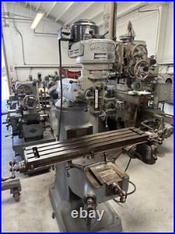 Bridgeport J Head Milling Machine Serial No. J-100945