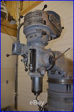 Bridgeport J Head Vertical Milling Machine 9 x 42 25828 J43139
