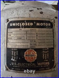 Bridgeport J-head Milling Machine 1HP 208v 220V 440v 3 PH Motor and Switch