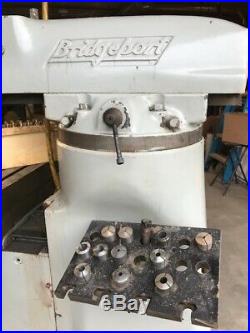 Bridgeport J-head Milling Machine 3/4 HP single phase 220v