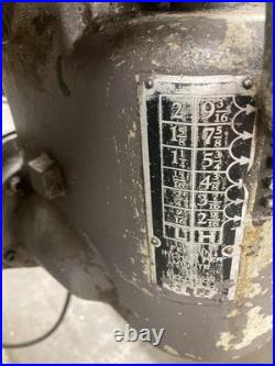 Bridgeport MILLING MACHINE POWER FEED OLD STYLE