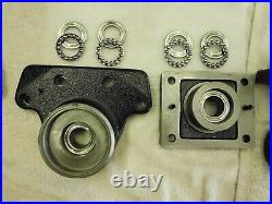 Bridgeport MILL X & Y Lead Screws, Nuts & Feed Bracket, Bearing Bracket