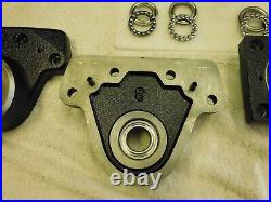 Bridgeport MILL X & Y Lead Screws, Nuts & Feed Bracket, Bearing Bracket