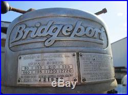 Bridgeport Machines Inc J Head Vertical Milling Machine