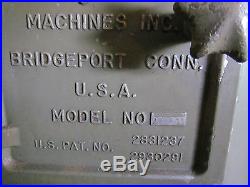 Bridgeport Milling Machine (120 293)