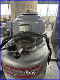 Bridgeport Milling Machine 1HP 220V 3PH WithDigital Readout & Powerfeed +++ Bridgeport Milling Machine 1HP 220V 3PH WithDigital Readout & Powerfeed +++