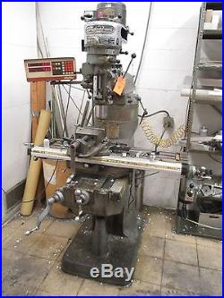 Bridgeport Milling Machine, 1HP with Powerfeed, CNC Controller