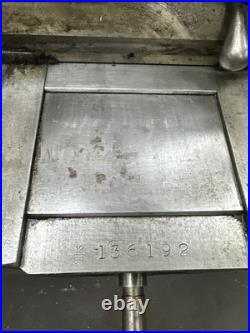 Bridgeport Milling Machine 1 1/2 HP Vari Speed # 136192 Table36 With DRO & PF Bridgeport Milling Machine 1 1/2 HP Vari Speed # 136192 Table36 With DRO & PF