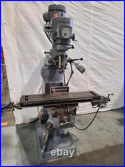 Bridgeport Milling Machine 1-1/2 HP Variable Speed Head Mill with Power Feed