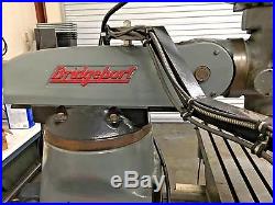 Bridgeport Milling Machine 1 1/2 Hp 9 X 48 Table Servo Power Feed 2 Axis Dro
