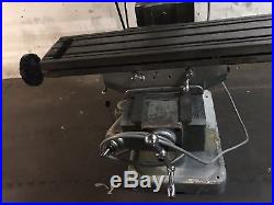 Bridgeport Milling Machine 1 HP 42 Table