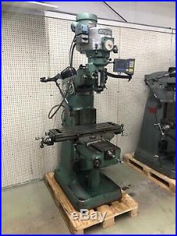Bridgeport Milling Machine 36 Table, and DRO