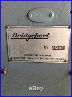 Bridgeport Milling Machine 42' Table