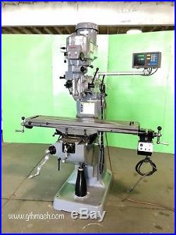 Bridgeport Milling Machine 9 x 48 Table WithPower feed and Jenix DRO 2 HP Motor