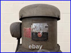 Bridgeport Milling Machine Mill Vertical Knee Type 9x42 Table Step Pulley