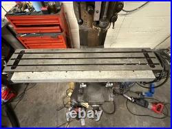 Bridgeport Milling Machine Mill Vertical Knee Type 9x42 Table Step Pulley