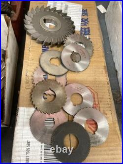 Bridgeport Milling Machine R8 Slitting Saw Tool Lot 1/2 Chucks Bridgeport Milling Machine R8 Slitting Saw Tool Lot 1/2 Chucks