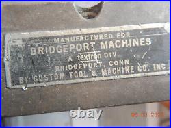 Bridgeport Milling Machine Tri Sine Adjustable Angle Plate Machinist Tool