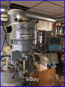 Bridgeport Milling Machine Type J with Digital Read Out