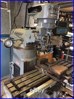 Bridgeport Milling Machine Type J with Digital Read Out