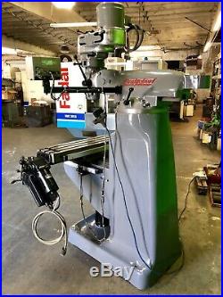 Bridgeport Milling Machine With Power Feed And Mitutoyo DRO