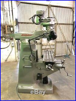 Bridgeport Milling Machine With Power Feed And Mitutoyo DRO