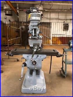 Bridgeport Milling Machine with1hp vice and table 9x36