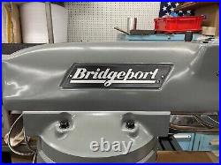 Bridgeport Milling Machine with 48Tble, Vari Speed Head, DRO, Power Feed
