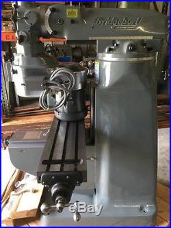 Bridgeport Milling Machine with 48 Table & 2hp Vari Speed Head, 1 Year Warranty