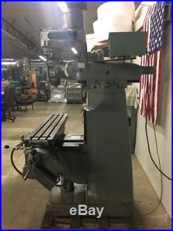 Bridgeport Milling Machine with Power Feed & DRO