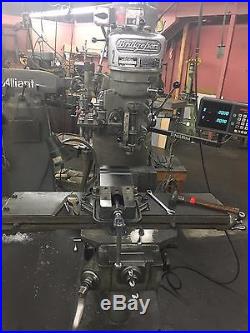 Bridgeport Milling machine Digital read out, lots of tools ready to work