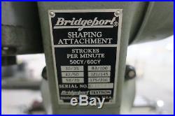 Bridgeport Model E Shaping Head, Milling Machine, Shaper