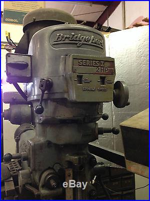 Bridgeport Series1 Mill 2 HP with 4 Riser DRO