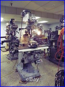 Bridgeport Series 1 2 HP Vertical Mill Milling Machine with DRO, Vise, Collets