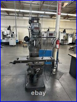 Bridgeport Series 1 2hp Mill J-Head 220V 3 Phase 9x42