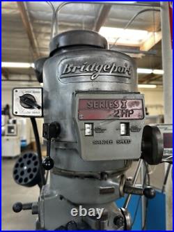 Bridgeport Series 1 2hp Mill J-Head 220V 3 Phase 9x42