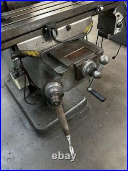 Bridgeport Series 1 2hp Mill J-Head 220V 3 Phase 9x42