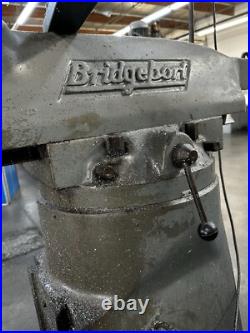 Bridgeport Series 1 2hp Mill J-Head 220V 3 Phase 9x42