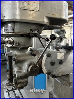 Bridgeport Series 1 2hp Mill J-Head 220V 3 Phase 9x42