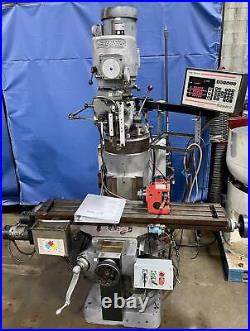 Bridgeport Series 1-J Vert Knee Mill, EZ Trak CNC Cntrl, 9 x 48 Powerfeed tbl
