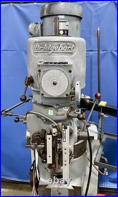Bridgeport Series 1-J Vert Knee Mill, EZ Trak CNC Cntrl, 9 x 48 Powerfeed tbl