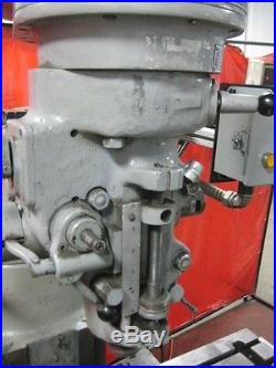 Bridgeport Series 1 Knee Milling Machine Step Pulley Head 1 HP 9x42 table