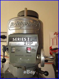 Bridgeport Series 1 TVY-TE Mill Fully Functional & Still in Working Fab